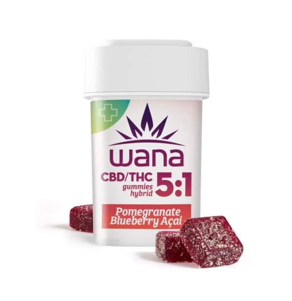 POMEGRANATE BLUEBERRY ACAI (REC) // 5:1 CBD/THC(500MG CBD/100MG THC)