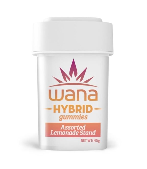 wana | Lemonade Stand Assorted Gummies | HYBRID BLEND |100mg 10pk 10mg each|