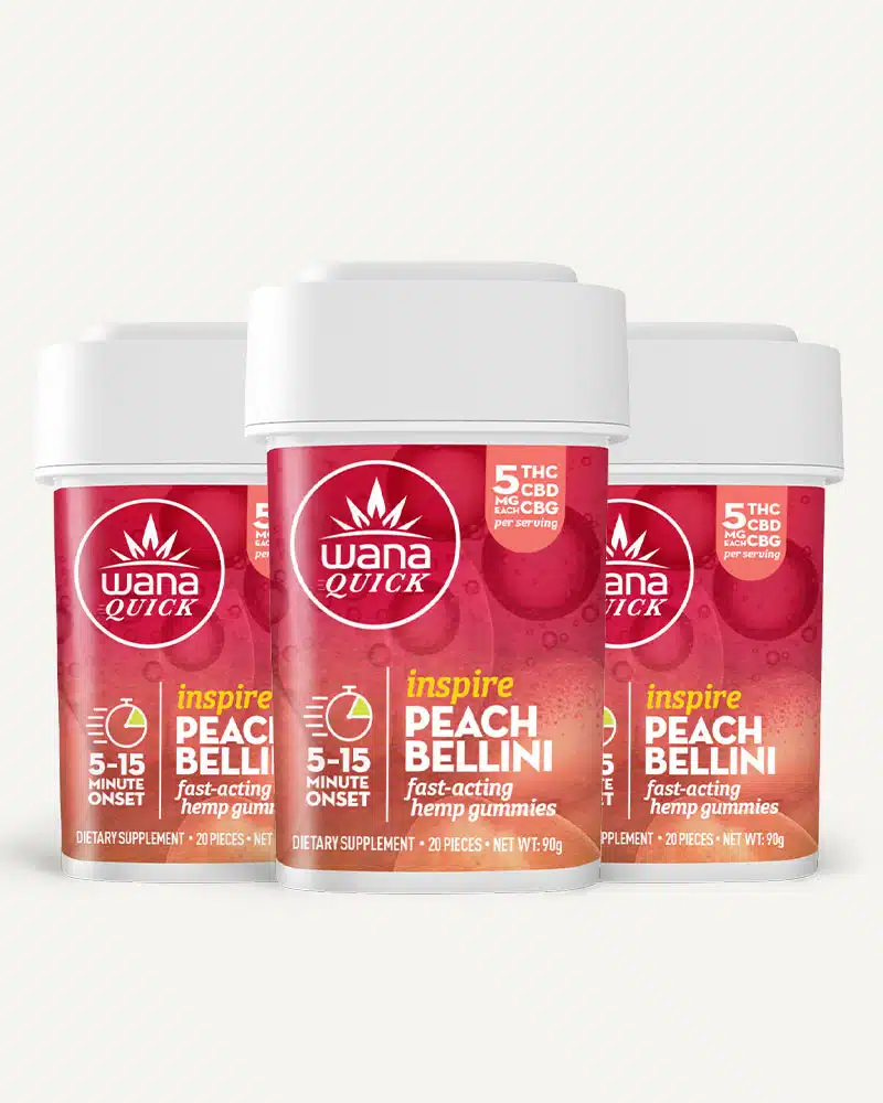 WANA Quick Inspire – Peach Bellini (3 Pack)